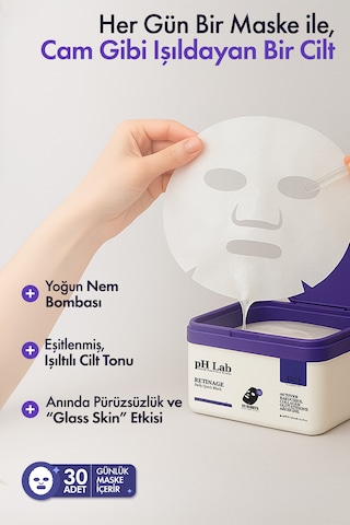 Phlab Retinage Daily Quick Günlük 30'lu Maske