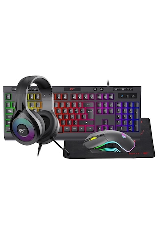 Havit Gamenote Kb887cm-tur 4'lü Gaming Set