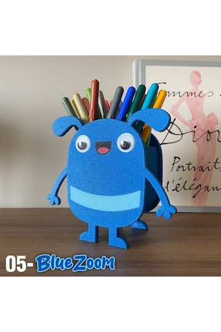 Bluezoom Mavi Canavar Kalemlik Masa Üstü Düzenleyici