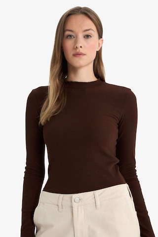 Defacto Fitilli Kaşkorse Uzun Kollu Tunik E9540ax25wnbn66 Kahve