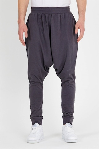 JAHR MARC Koyu Gri Slim Fit Yanları Cepli Erkek Şalvar Eşofman Koyu Gri