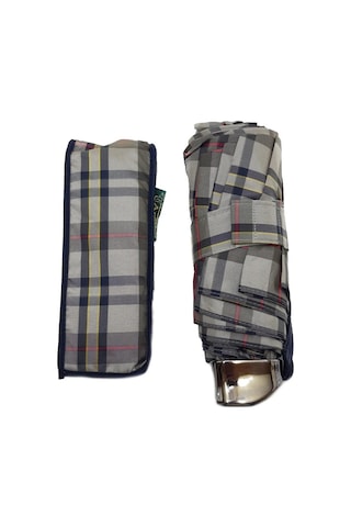 Baginn Snotline-april Mini Bayan Şemsiye Manuel Açılır-kapanır 90 Cm Çap Kapalı 20 Cm Cep Boy Vizon Ekose 001