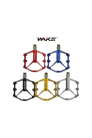 Wake Alüminyum Sarı Rulmanlı Cr-mo Mil Geniş Bisiklet Pedalı