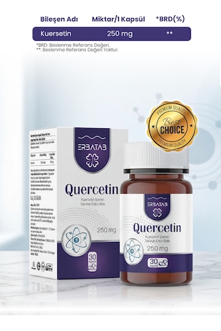 Erbatab Quercetin Kuersetin 30 Kapsül