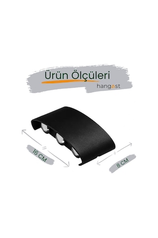 He-006 Dekoratif Çift Taraf Duvar Aydınlatma Led Aplik Duvar Lambası Modern Aplik Iç Dış Mekan