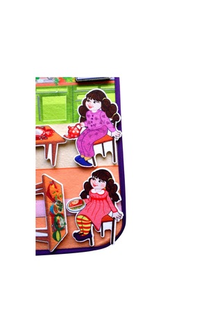 Tox Mutfak Keçe Cırtlı Aktivite Sayfası - Çocuk Etkinlik . Eğ