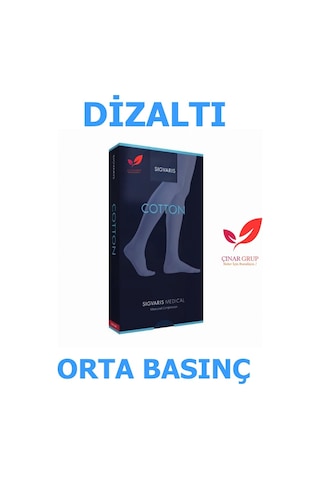 Sigvaris Cotton Diz Altı/Diz Altı Varis Çorabı (Ccl2 Orta Basınç)