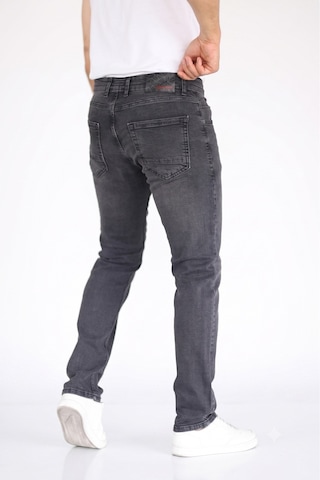Modmen Premium Erkek Regular Fit Rahat Kesim Esnek Likralı Denim Jeans Kot Pantolon Antrasit