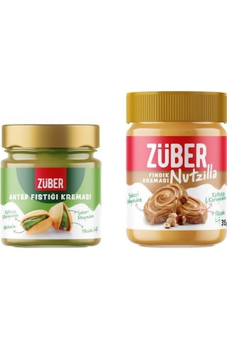 Nutzilla Fındık Kreması 315g X 1 Adet Yeni + Antep Fıstığı Kreması 200g X 1 Adet
