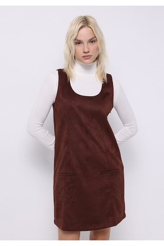 Colin's Colins Regular Fit Düz Kadın Kahverengi Kolsuz Elbise Cl1075731 Q1.v1 Brw Kahverengi