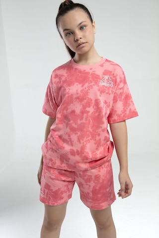 Kappa 362415 Kız Çocuk Tie-dye Şort Bermuda Pijama Takım Pembe