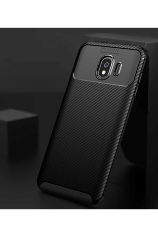 Samsung Uyumlu Galaxy J4 Kılıf Zore Negro Silikon Kapak Lacivert