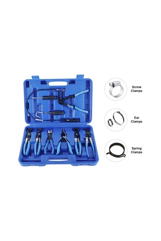 5445 Otomotiv Hortum Kelepçe Pense Seti Takımı - 9 Parça