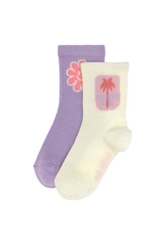 U.s. Polo Assn. Kız Çocuk Lila Çorap Soket 50311328-vr034 Lila