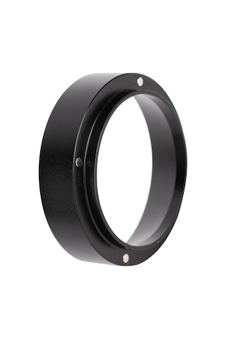 Geeksen Manyetik Kahve Tozu Dozaj Halkası - 53mm Alüminyum Kahve Makinesi Aksesuarı, Siyah, Stabil Ve Pratik Siyah