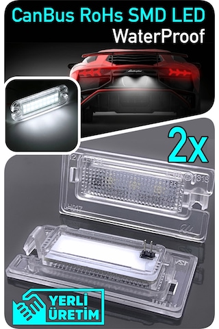Mını Cooper R50 R52 R53 2001-2008 Canbus Led Plaka Aydınlatma Ledi Lambası