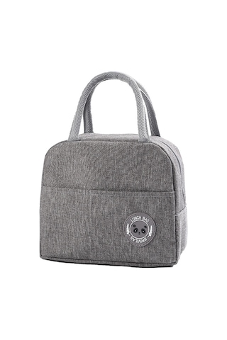 Padalink 6l Kapasiteli Isı Yalıtımlı Bento Çantası - Aluminyum Folyo Içli, Su Geçirmez, El Çantası İle Taşınabilir, Gri Kasyon Gri