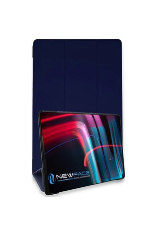 Samsung Galaxy UyumluT220 Tab A7 Lite 8.7 Kılıf Tablet Smart Kılıf - Lacivert Arka Kapak