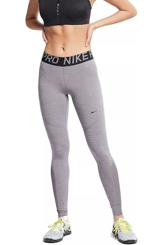Pro Tayt 365 Dri-fit Training File Panelli Bel Toparlayıcı Kadın Spor Tayt Tight Gri