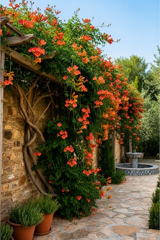 Acem Borusu Tüplü Campsis Radicans