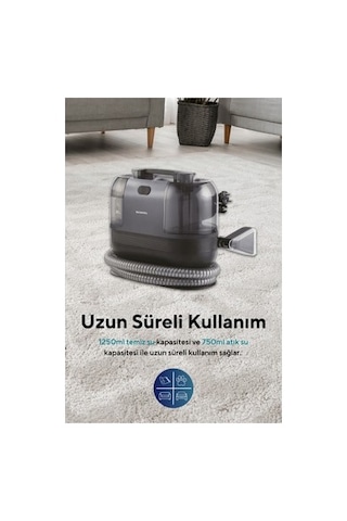 450w Güç İle Halı Ve Koltuk Yıkama Makinesi, 14kpa Emiş Gücü