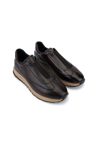 Tamer Tanca Erkek Hakiki Deri Kahverengi Sneakers & Spor Ayakkabı 771 88124 Erk Ayk Y26 Kahve Dr