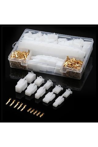 Qingmipy 580 Adet 2.8mm Otomobil Elektrik Bağlantı Terminali, Araçlar İçin Pratik Kutulu Konnektör Seti