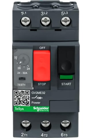 Schneider TeSys 24-32A Motor Koruma Şalteri - GV2ME32
