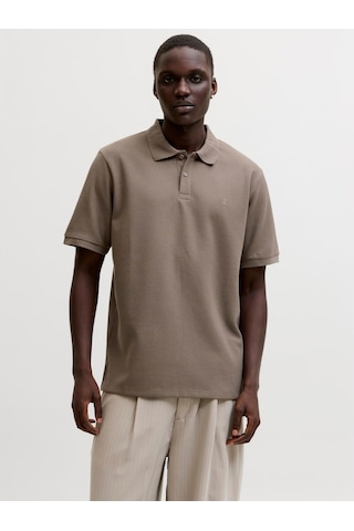 Jack & Jones Austin Erkek Kahverengi Polo Tişört 12268130-fcn
