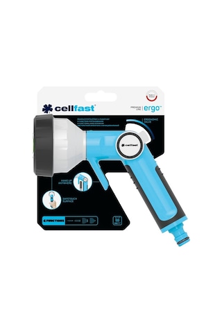 Cellfast Ergo 4 Fonksiyonlu Hortum Sulama Başlığı