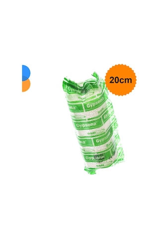 Gypsona Alçılı Sargı Çabuk Donan Alçı 20cm X 2m - 10 Adet