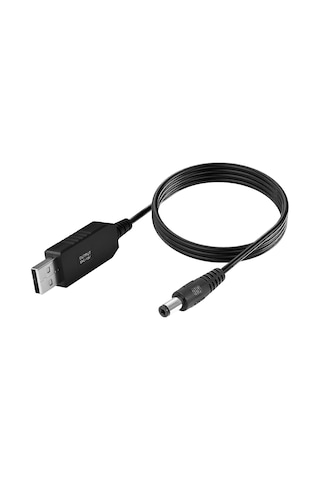 Usb Dc Dönüştürme Kablosu 5v 12v Voltaj Yükseltme Kablosu 5.5x2.5