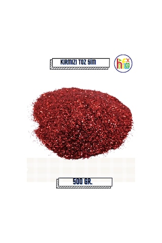 Toz Sim Kırmızı Renk 500 Gr