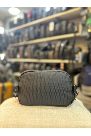 Trg Polo Siyah Su Geçirmez Kumaş El Omuz Çantası Siyah