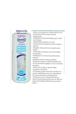 Ersağ Konsantre Banyo & Wc Temizleyici 2 x 1 L