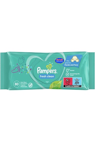Prima Pampers Temiz ve Ferah Islak Bebek Havlusu - 80'li