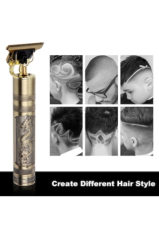 Vkemall "profesyonel Saç Kesme Makinesi - Şarjlı, Su Geçirmez, 4 Farklı Tarak İle"