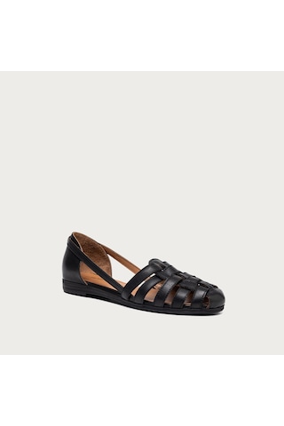 Nero Black Sandalet Kadın 03m1 Frau Feather siyah