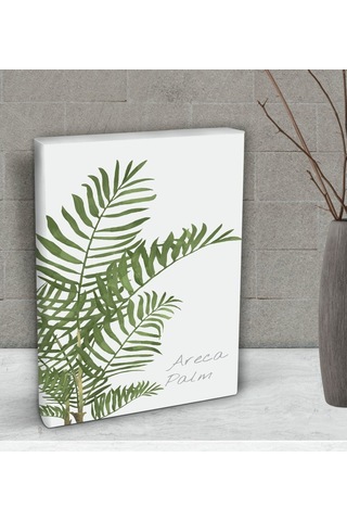 Bk Gift Green Plant Tasarımlı Dekoratif Mini Kanvas Tablo 15X20Cm (506660552)