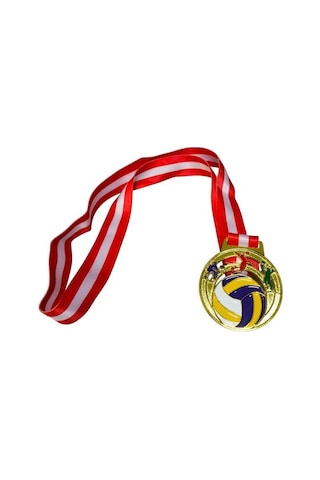 Avessa Mad-vol-1 Voleybol Figürlü Madalya 6,5 Cm Çok Renkli