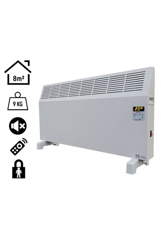 Heatbox HBK500D 500W Uzaktan Kumandalı Dijital Konvektör Isıtıcı