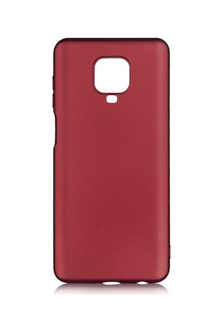 Noktaks - Xiaomi Uyumlu Xiaomi Redmi Note 9s - Kılıf Mat Renkli Esnek Premier Silikon Kapak - Gold
