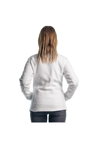 Şensel, Kadın Polar Mont, Beyaz -99E310- Cepli,Fermuarlı,Outdoor