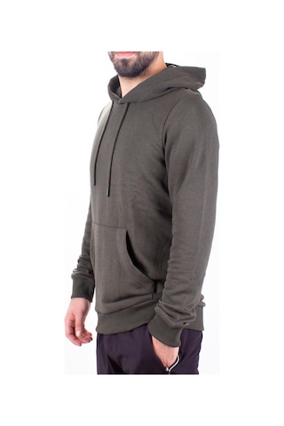 Twister 2732 Haki Kapüşonlu Erkek Sweatshirt Haki