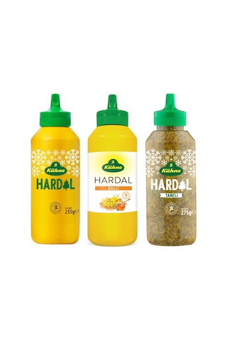 Kühne Hardal Seti 3 Lü / Normal / Ballı / Taneli
