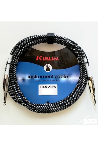 Kirlin Iwcx-201 6mt. Örgülü Enstrüman Kablosu