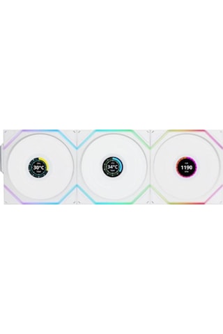 Lian Li Unı Fan Tl Wıreless Lcd 3x120mm Beyaz Kasa Fanı