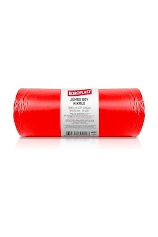 Büzgülü Tıbbi Atık Poşeti Jumbo Boy 80x110 Cm 10x10&apos Lu Sızdırmaz Yırtılmaz Profesyonel Çöp Poşeti, Geri Dönüştürülebilir Kolay Bağlanır Tıbbi Atık Torbası, Hastane, Klinik Büzgülü Çöp Poşeti