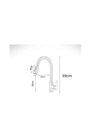 Rudi Armatür Siyah Spiralli Mutfak Eviye Bataryası Siyah