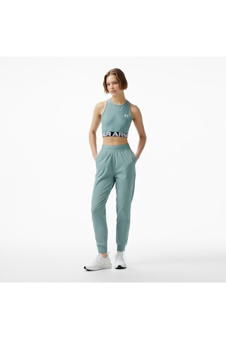 Under Armour Heatgear Rib Kadın Yeşil Bra 1388694
